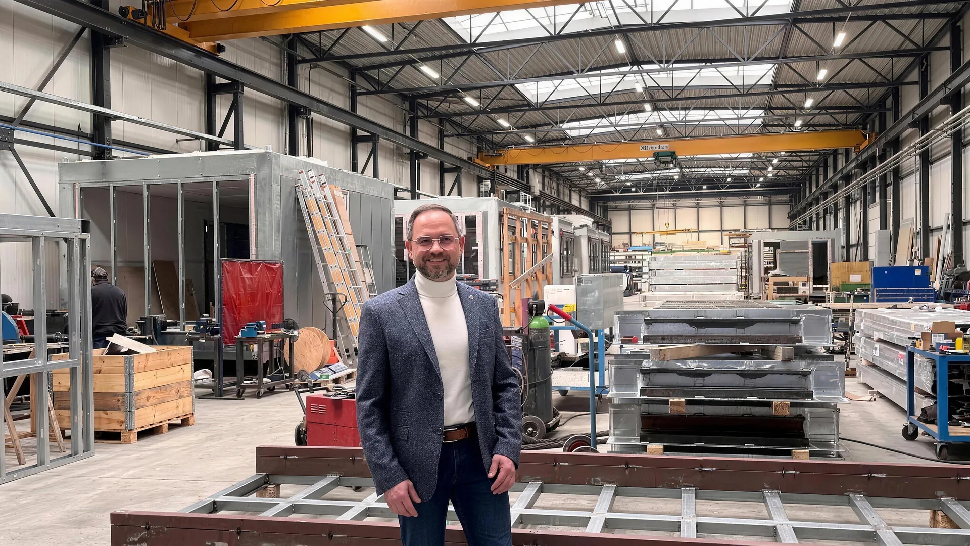 Werksgelände von Container Rent Petri in Herdorf