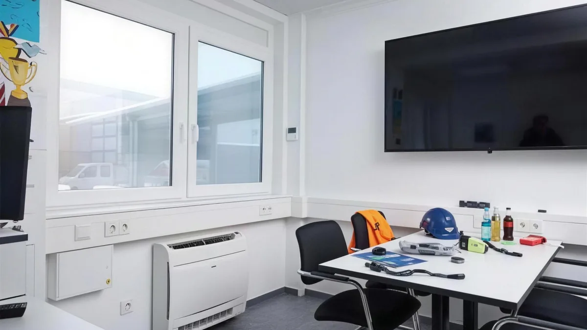 Modulares Bürogebäude im Eigentum des Nutzers