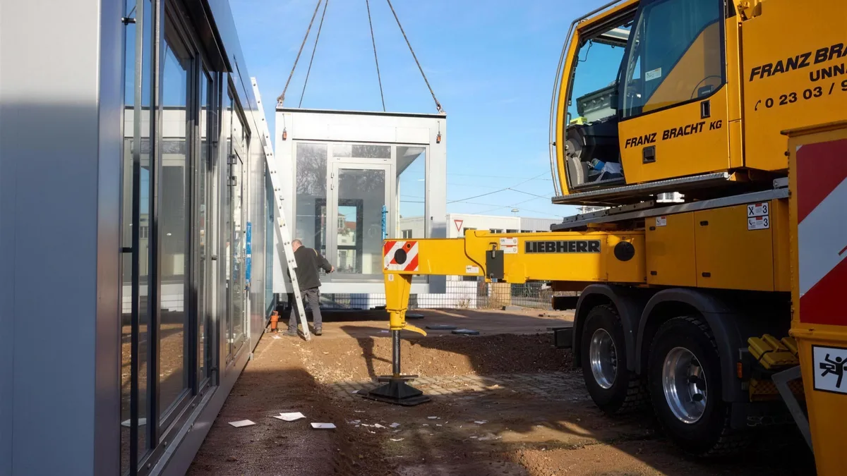 Baustelle des Wissenscampus in Iserlohn