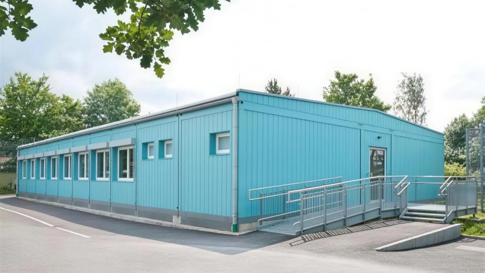 Erweiterungsbau der Städtischen Realschule Gevelsberg aus Raummodulen
